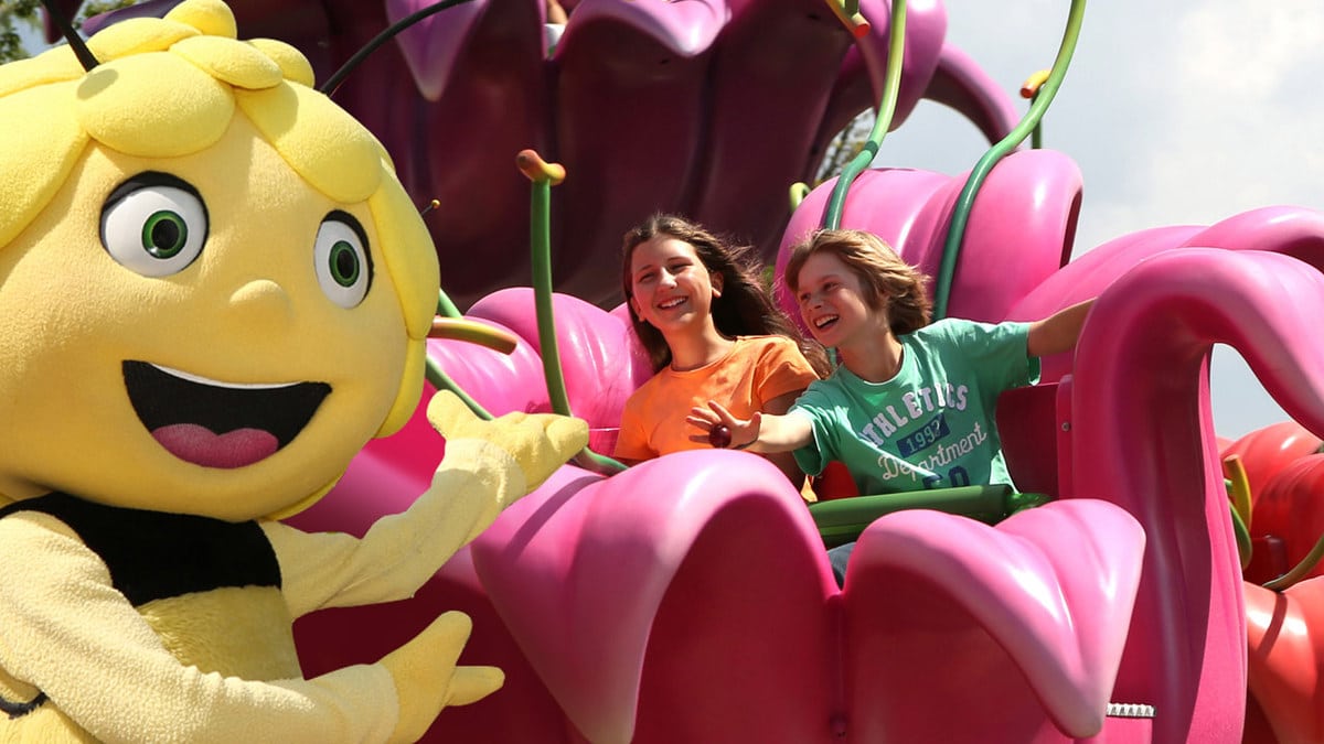 Blütsplash im Holiday Park einem Freizeitpark Deutschland