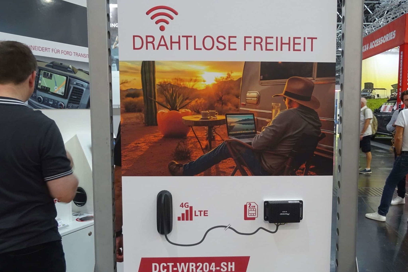 Pioneer DCT-WR204-SH (2024) - router Wi-Fi 4G z anteną zapewniający najlepsze połączenie w podróży