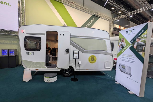 NEXT 380 - Lekka, nowoczesna i idealna do samochodów elektrycznych: co naprawdę potrafi nowa przyczepa kempingowa Fendt?