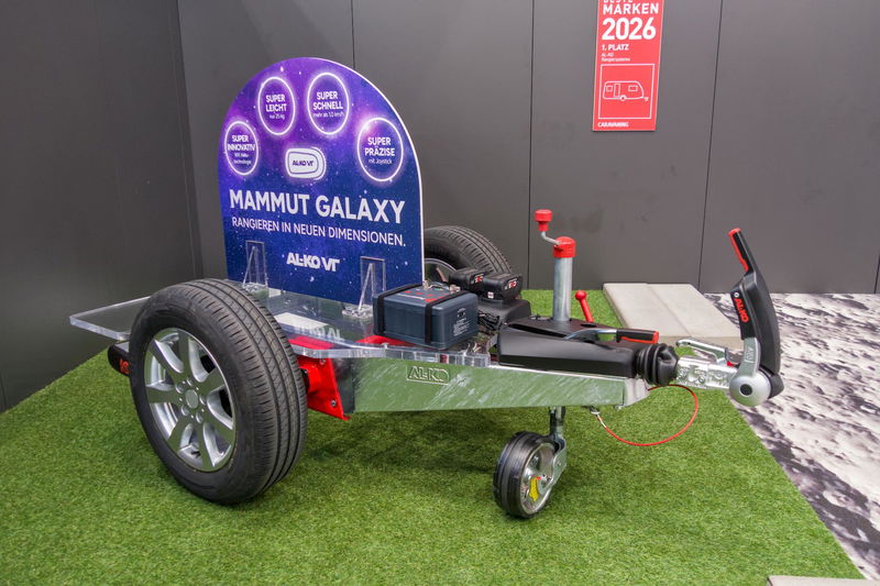 Lżejszy, szybszy, mądrzejszy: nowy napęd manewrowy AL-KO Mammut Galaxy dla przyczep kempingowych w szczegółach